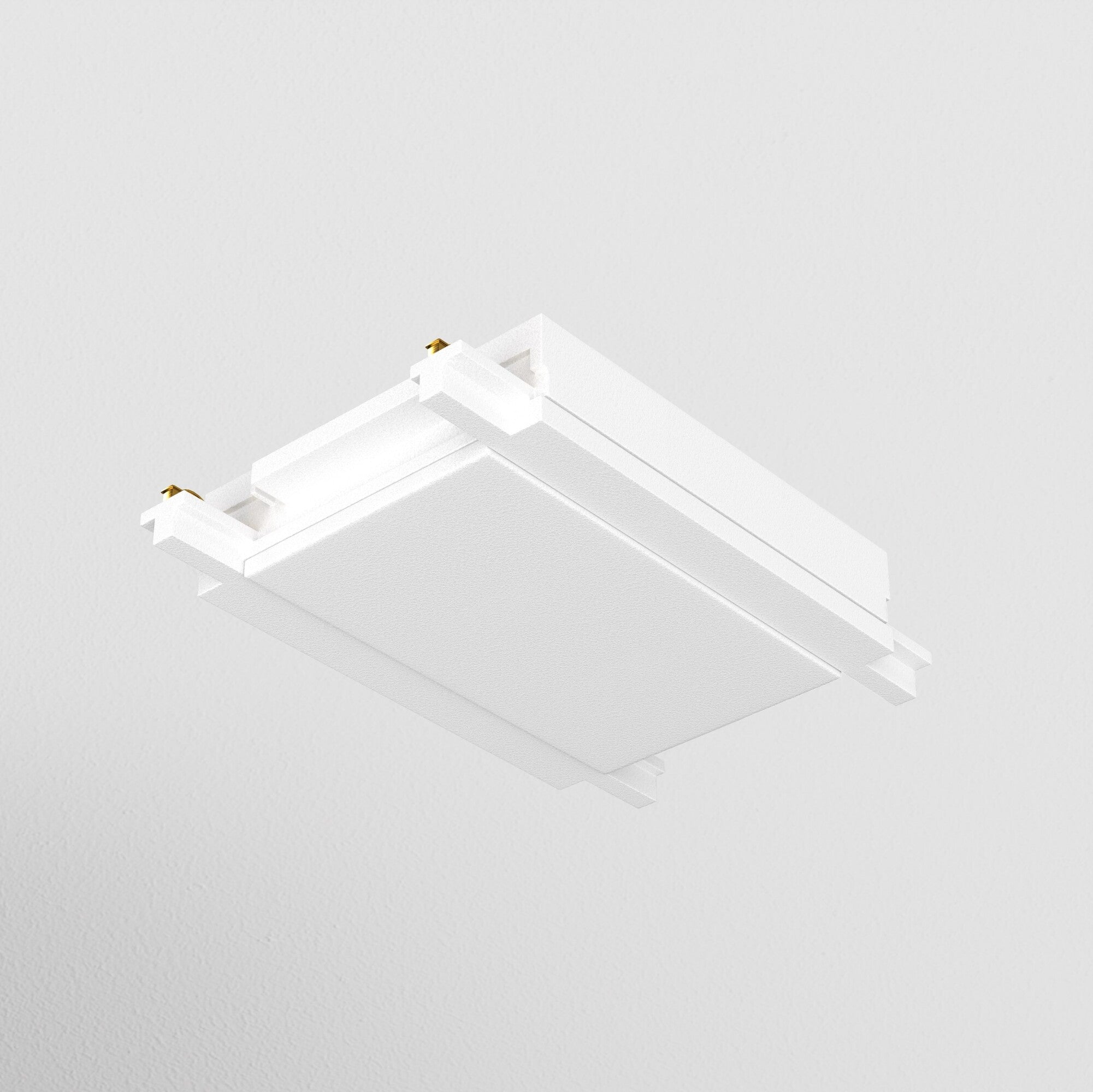 Straight power connector Radity white