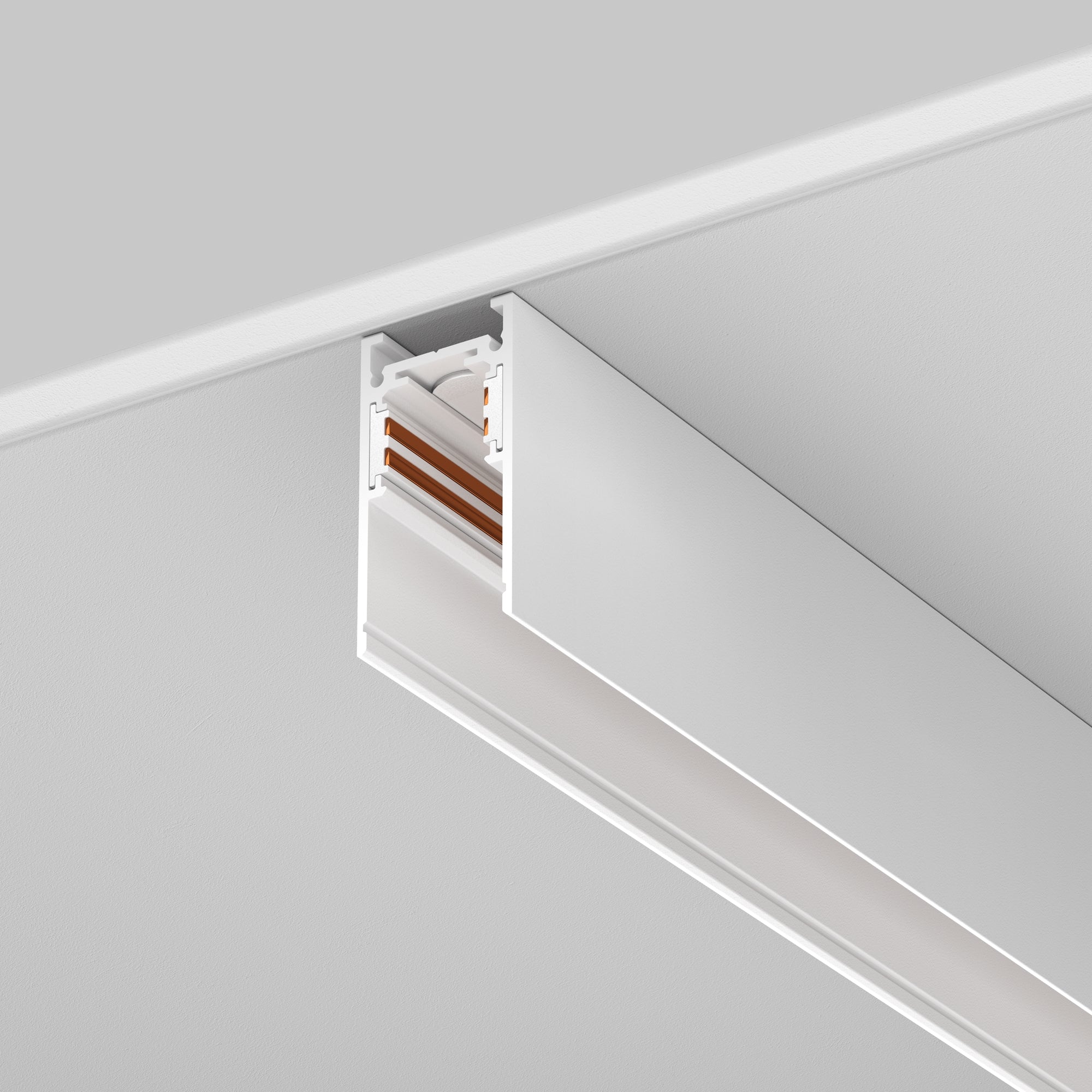 Track Exility surface-mounted/suspended white