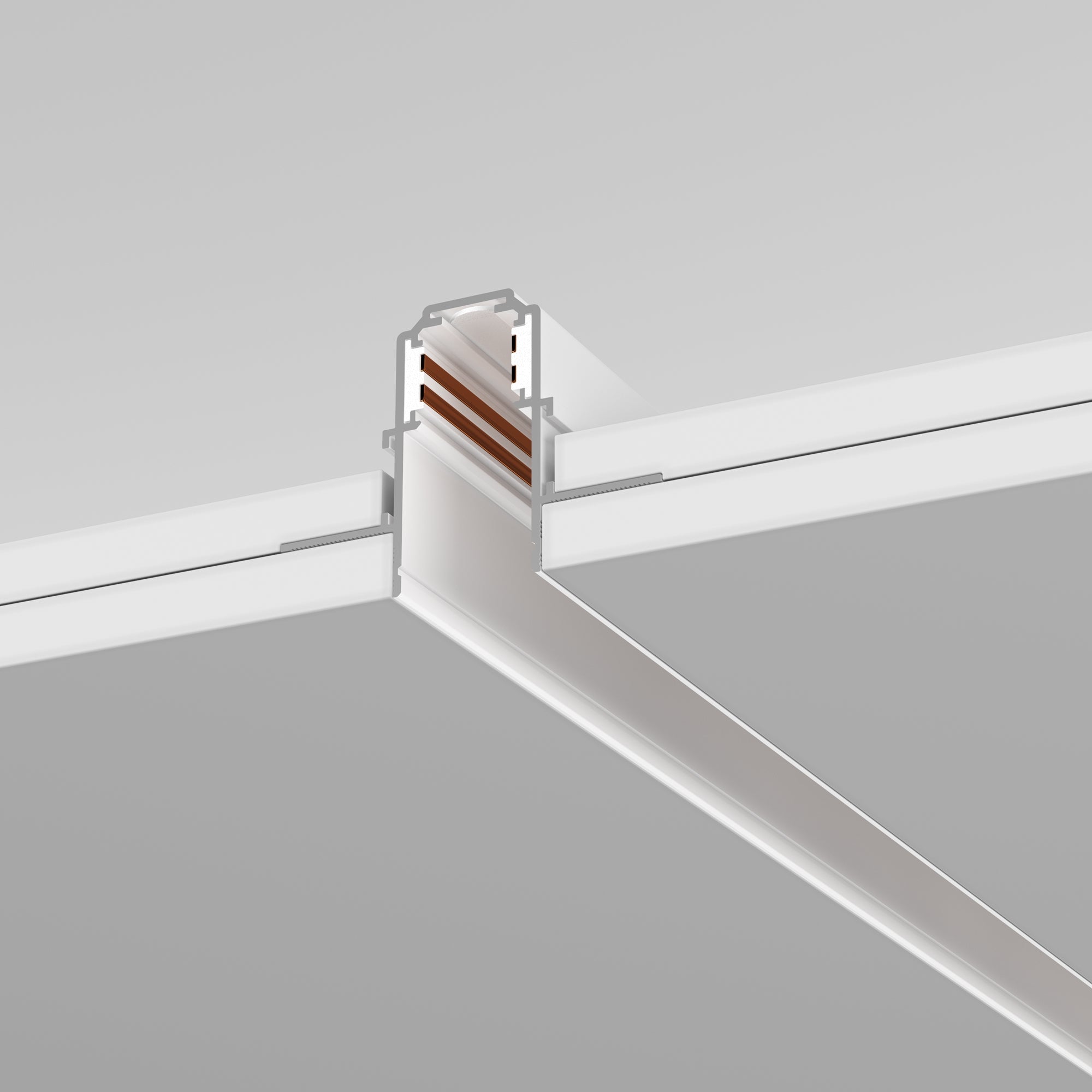 Track Exility recessed mounting track for plasterboard