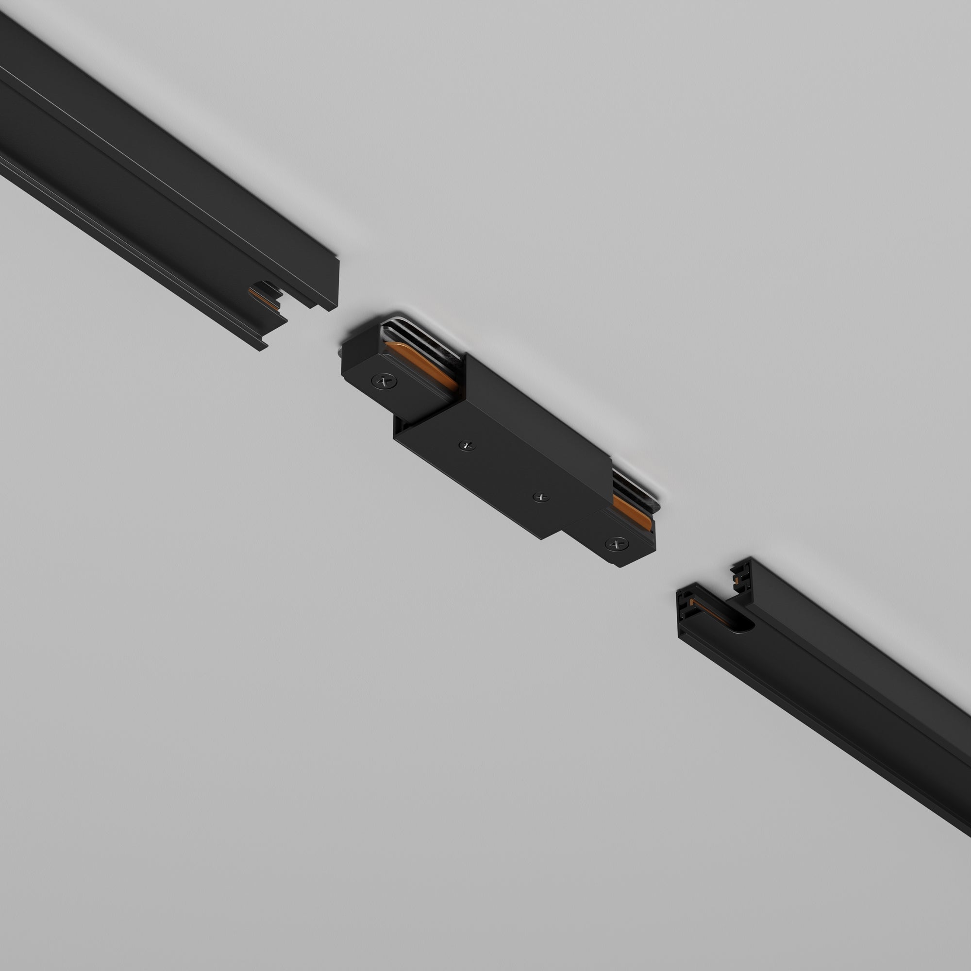 Medium power connector Unity Components for surface-mounted track system