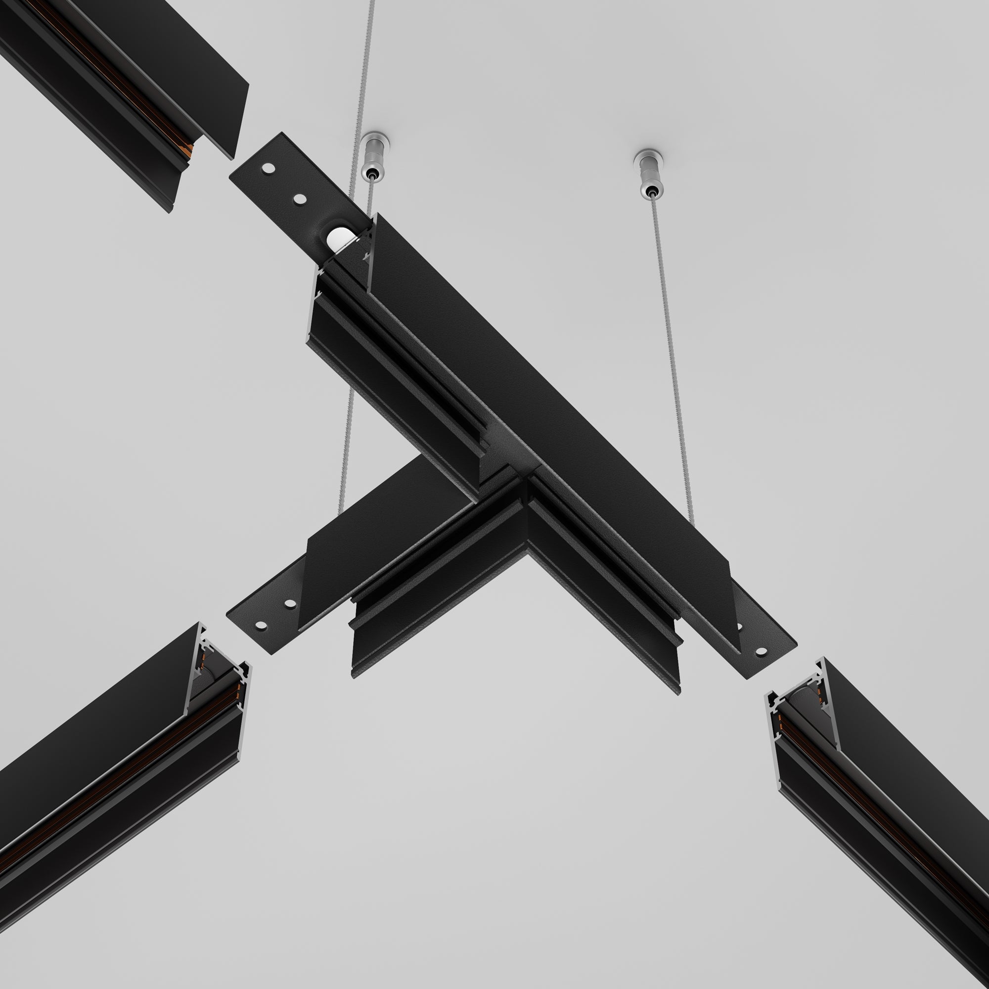 T-connector Exility surface-mounted