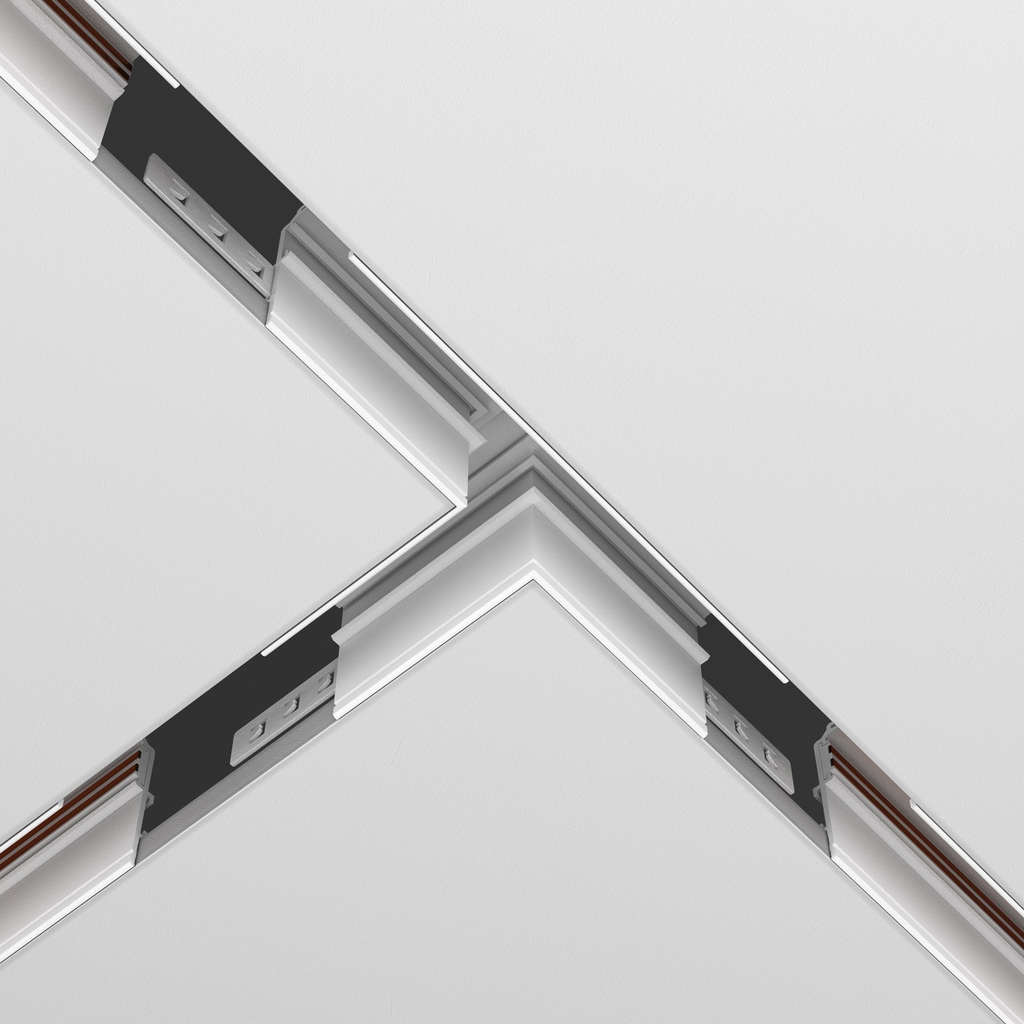 T-connector Exility recessed