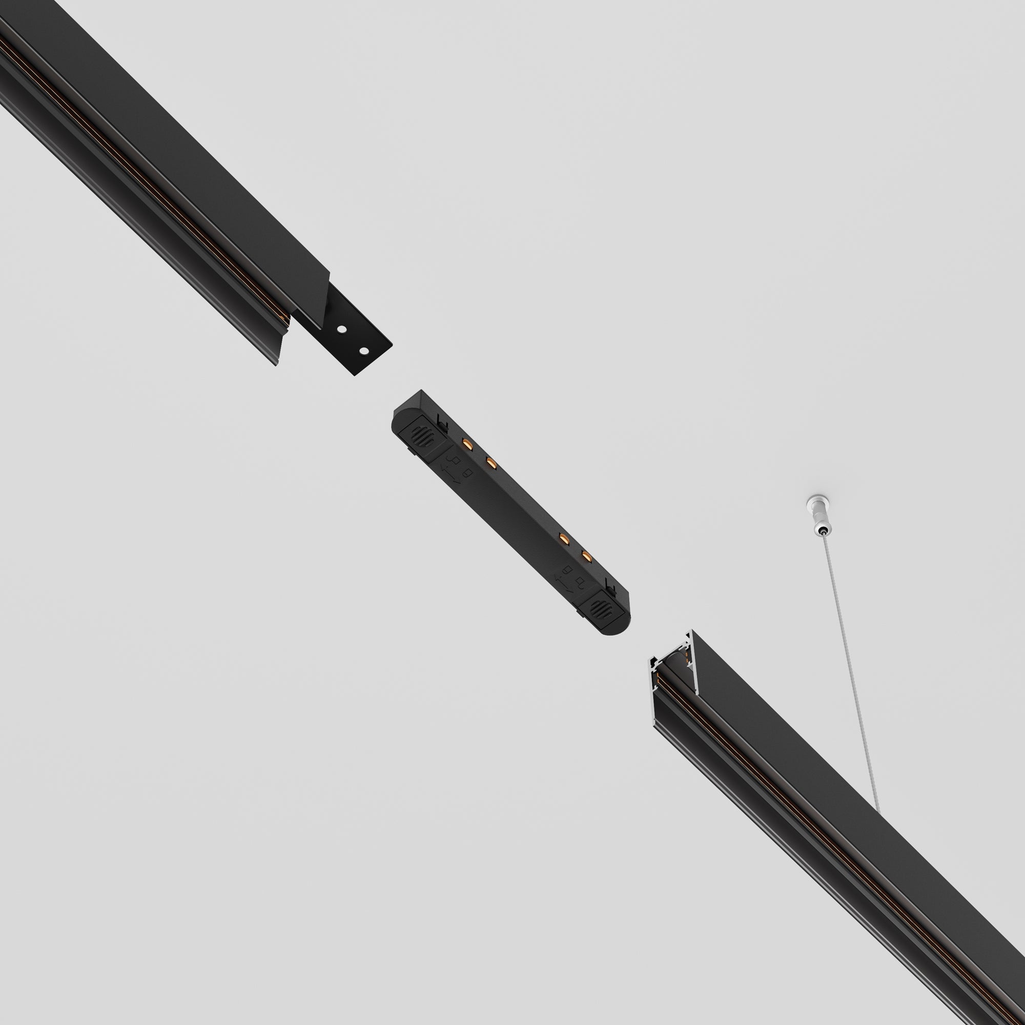 Straight power connector Exility