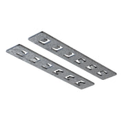 Straight connector 2 pcs Exility recessed grey
