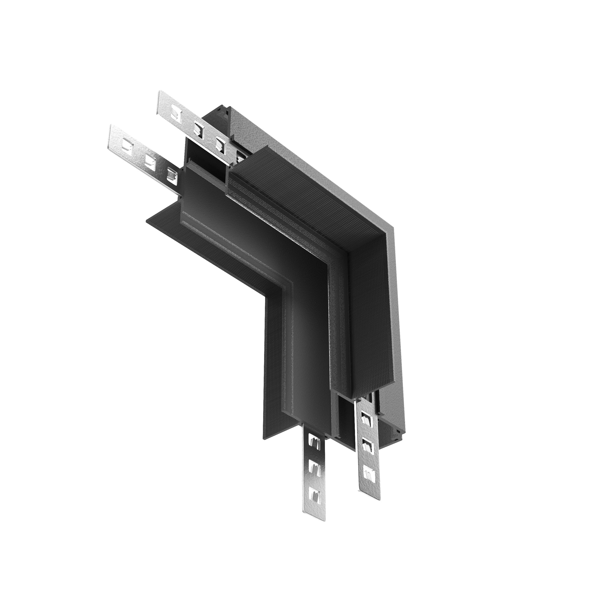 Internal L-connector Exility recessed