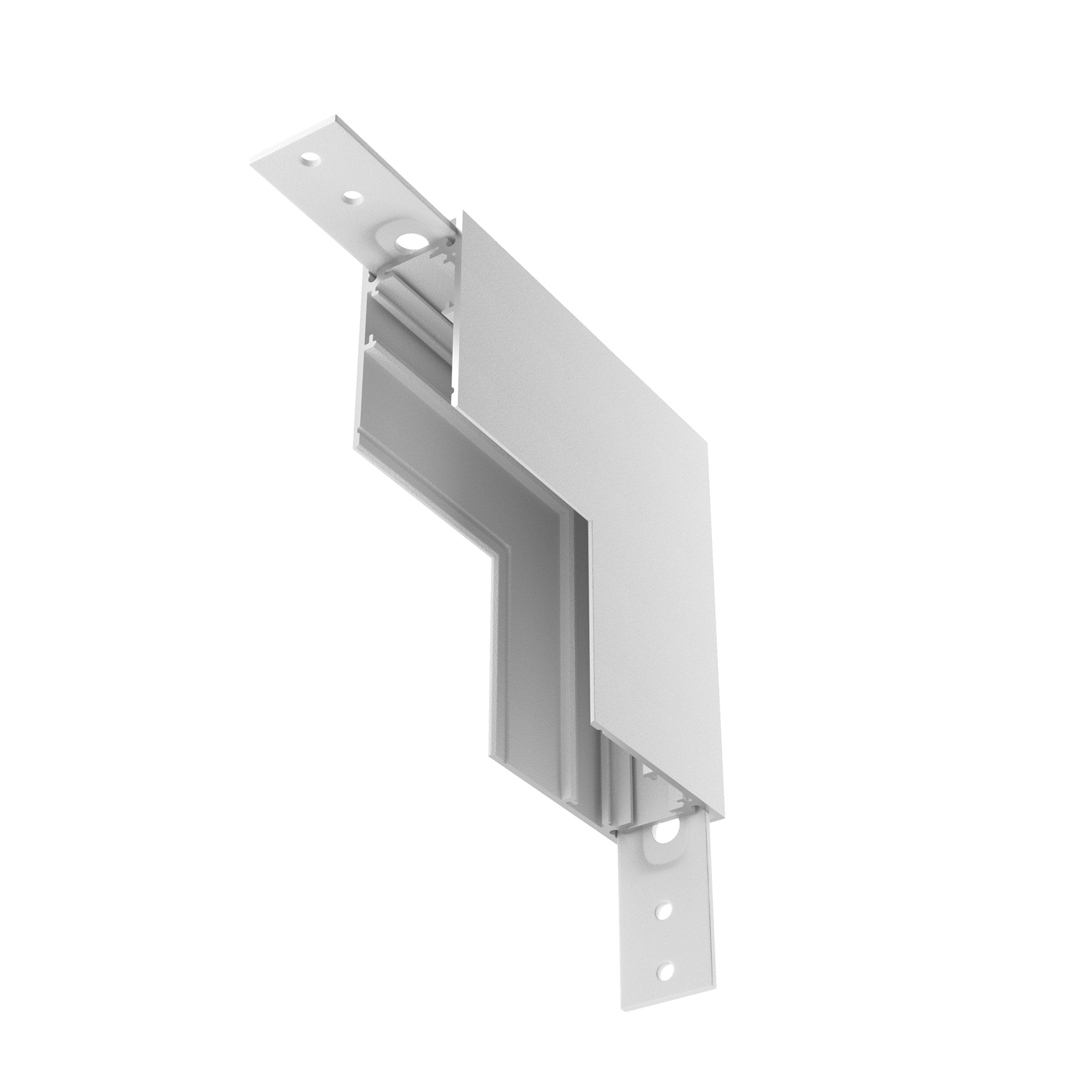 Internal L-connector Exility surface-mounted