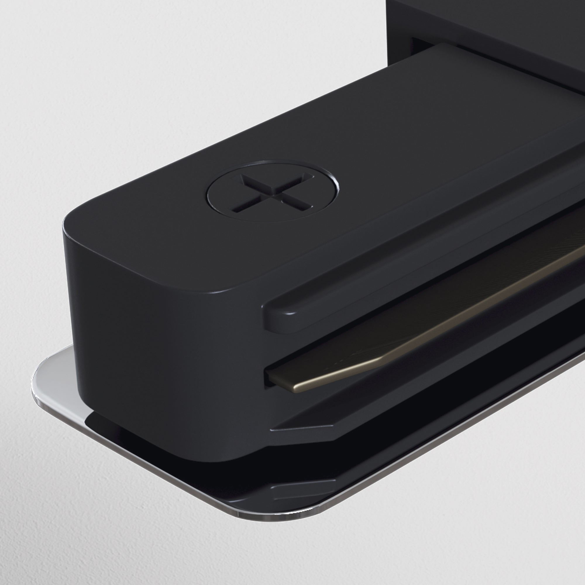 Straight connector Unity  Components for surface-mounted track system