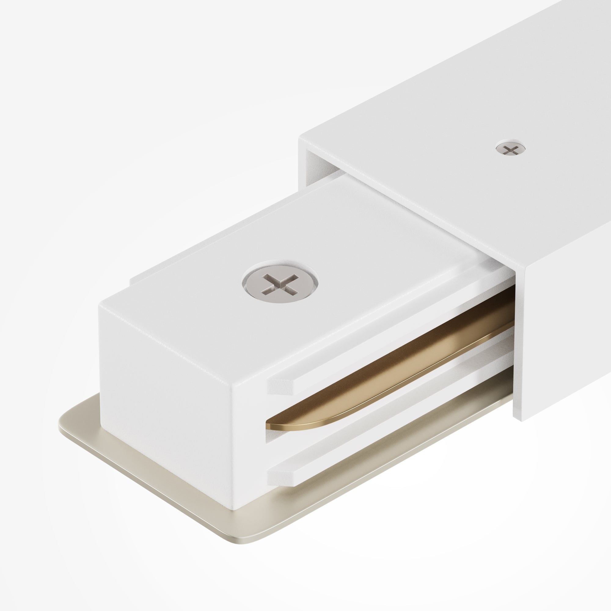 Medium power connector Unity Components for surface-mounted track system