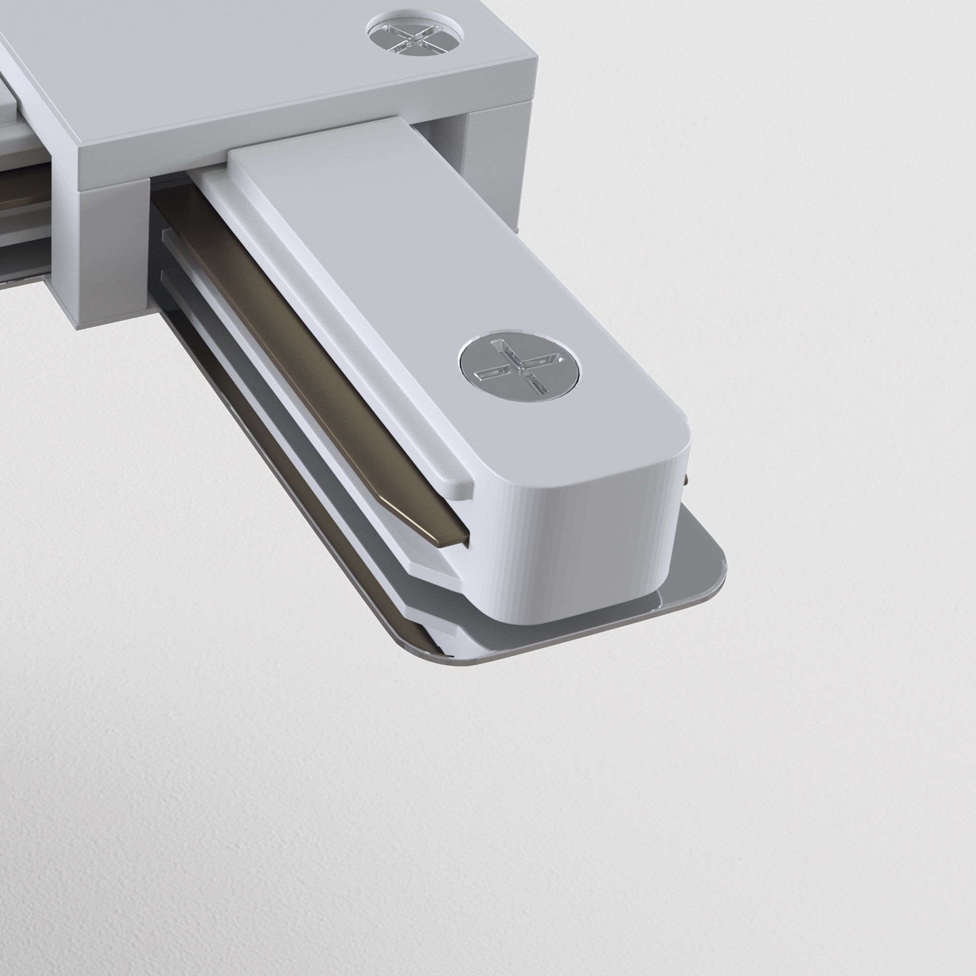 L-connector Unity Components for surface-mounted track system
