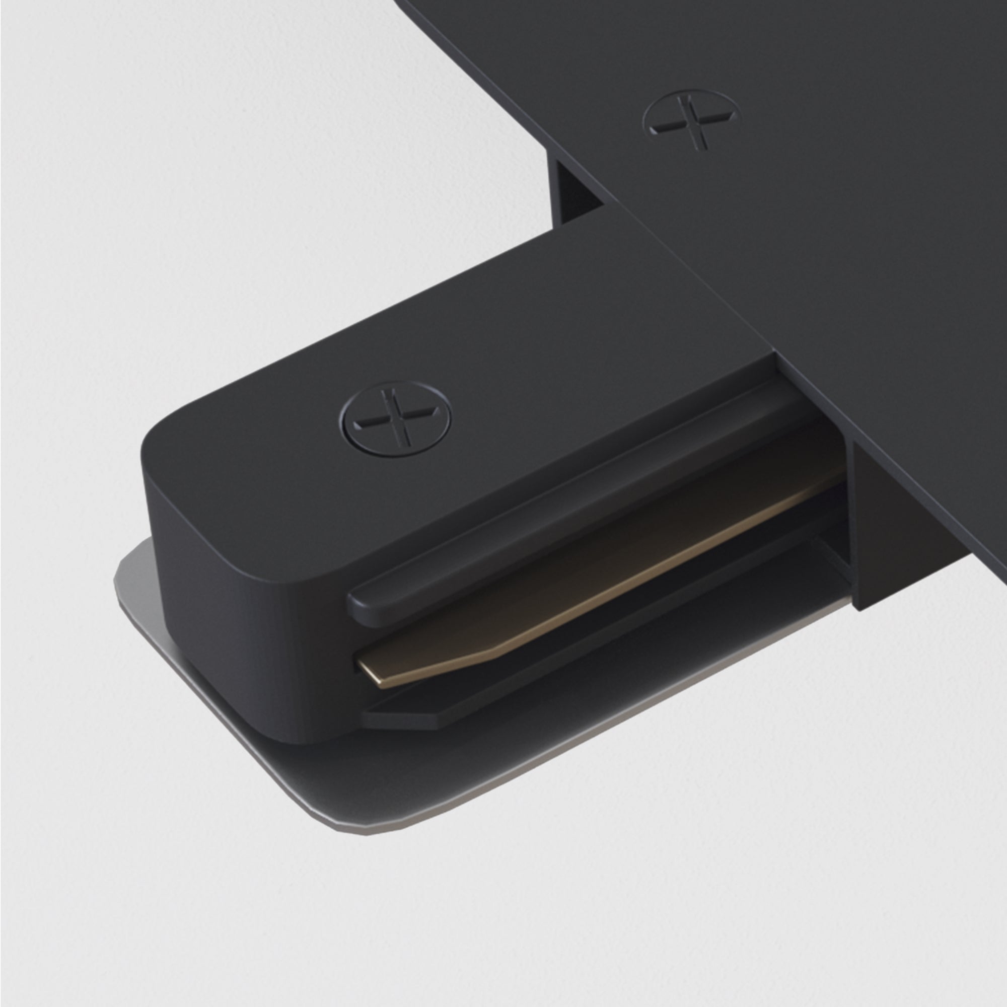 L-connector Unity recessed Components for build-in track system