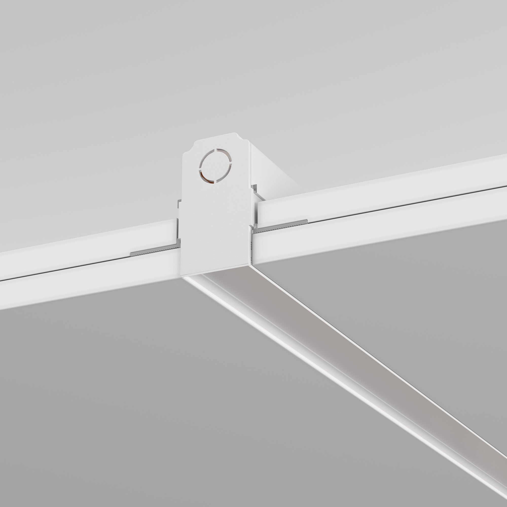 Track Exility recessed mounting track for plasterboard
