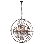 Orbital Metal Sphere Chandelier
