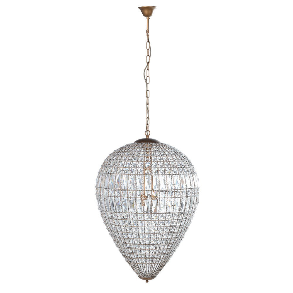 Helensburgh Dome Beaded Crystal Chandelier