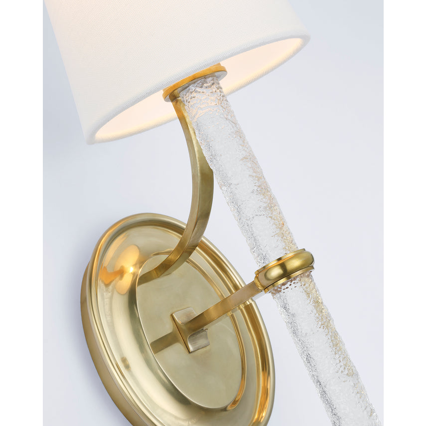 Abigail Wall Sconce- Polished Nickel/ Soft Brass