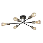 Venus 6Lt Semi Flush- Various Colours