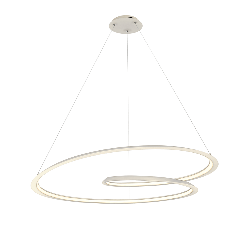 Looping· Lamp, Black, White Medium/Large Ø97 - Cusack Lighting