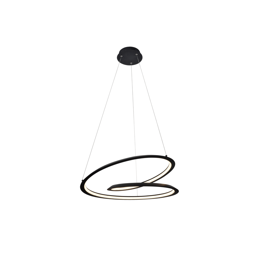 Looping· Lamp, Black, White Medium/Large Ø97 - Cusack Lighting