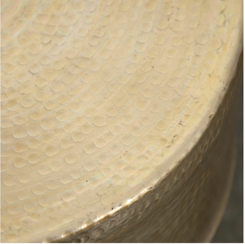 Manderin Hammered Metal  Coffee Table - Promotional Offer