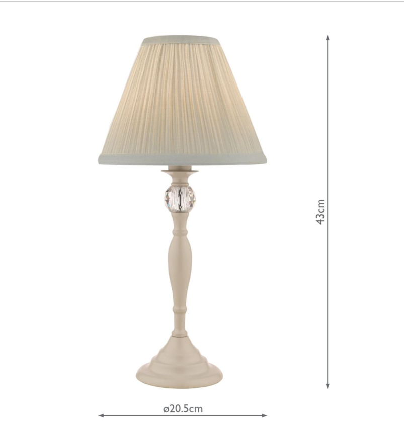 Laura Ashley Ellis Table Lamp- Various Finishes