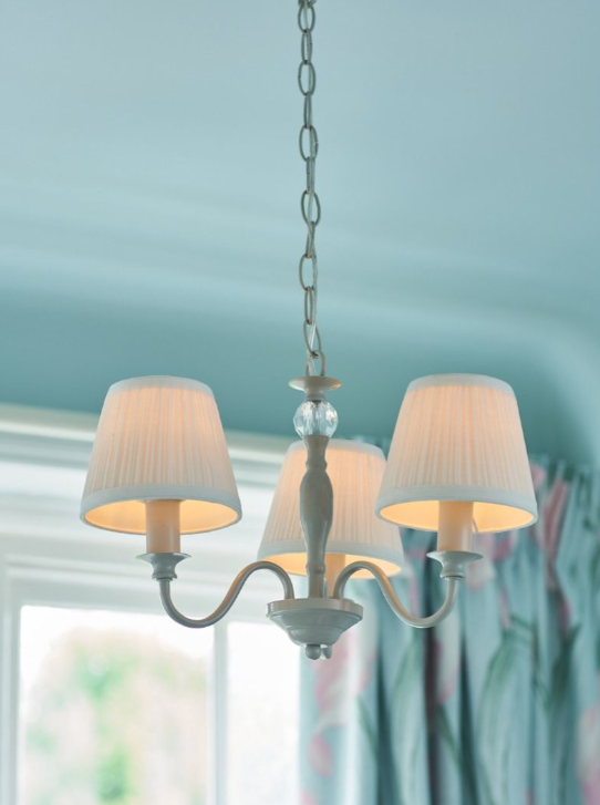 Laura Ashley Ellis 3lt Pendant- Various Finishes