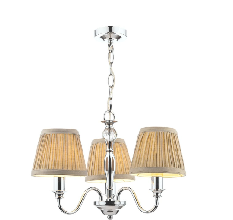 Laura Ashley Ellis 3lt Pendant- Various Finishes