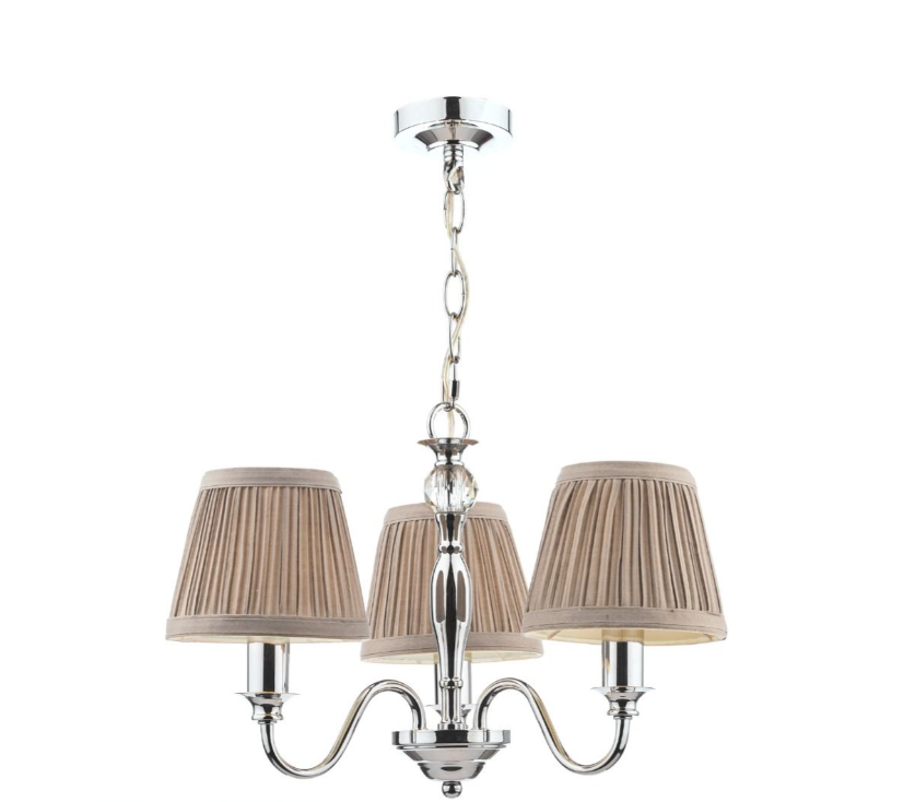 Laura Ashley Ellis 3lt Pendant- Various Finishes
