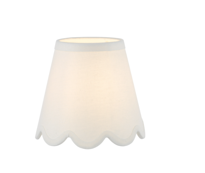 Nerita Ivory Linen Tapered drum Shade 15cm