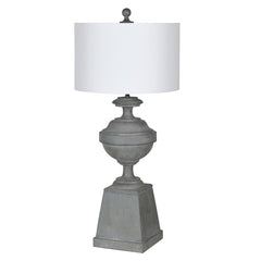 Delia Table Lamp with White Shade