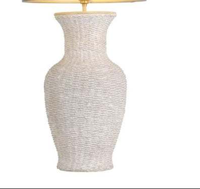 Ubud Table Lamp Brown/ Cream-  Base Only