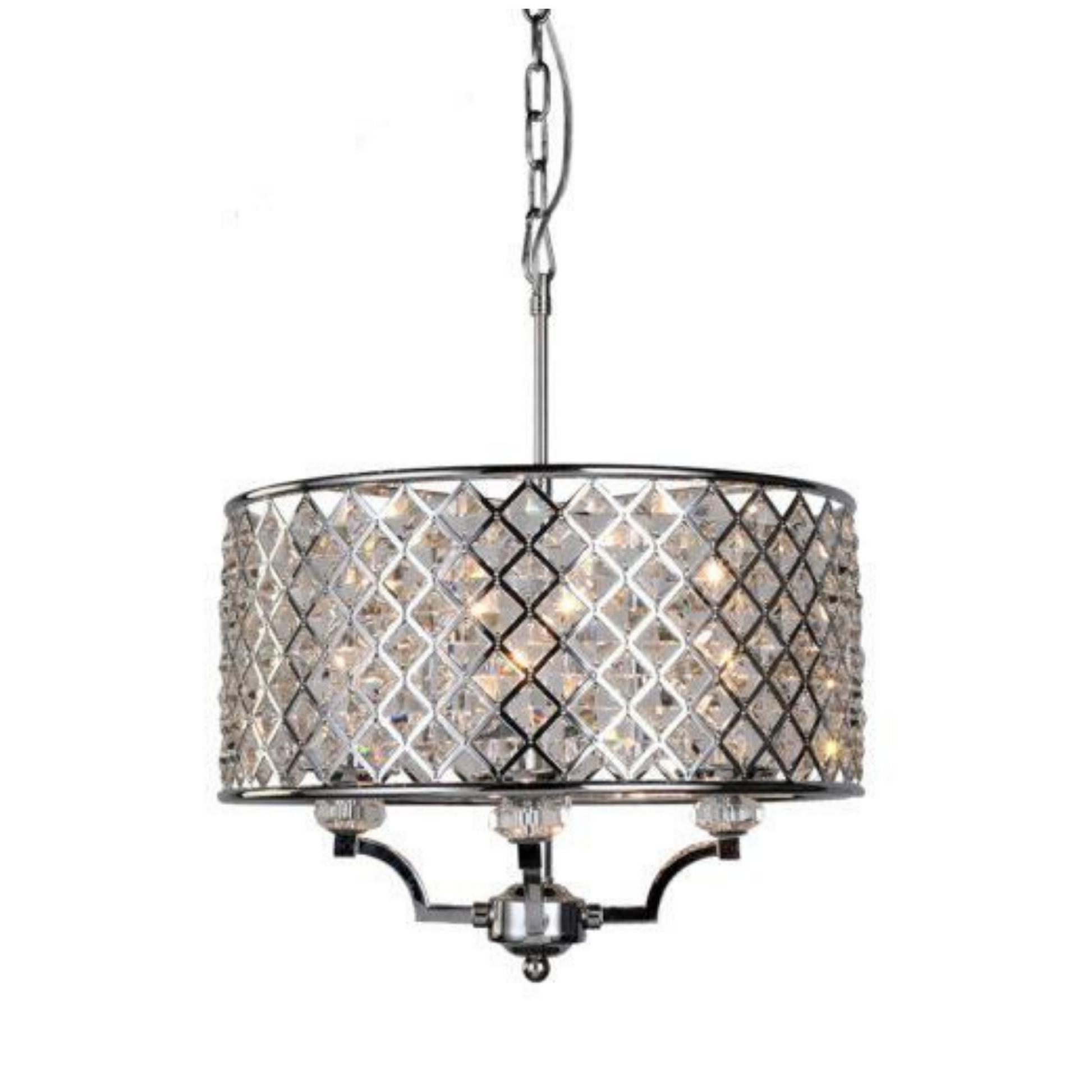 PF1045-4CR EXCLUSIVE CRYSTAL Centre Light Fitting - Cusack Lighting
