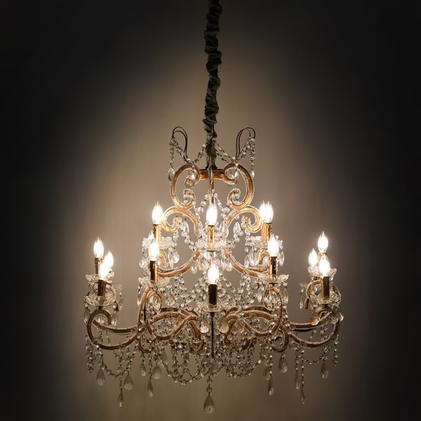 Chandler Large Ornate Beaded Chandelier