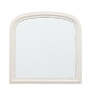 Sherwood Overmantle Mirror- Black/ White Finish
