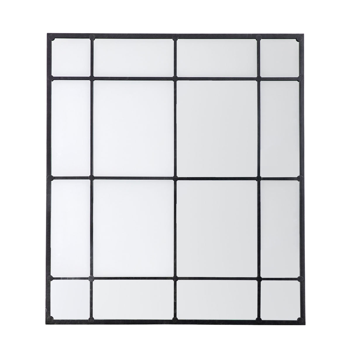 Margate Square Mirror Black
