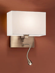 Marsi Reading Wall Bracket with LED E27 + LED 
Bronze