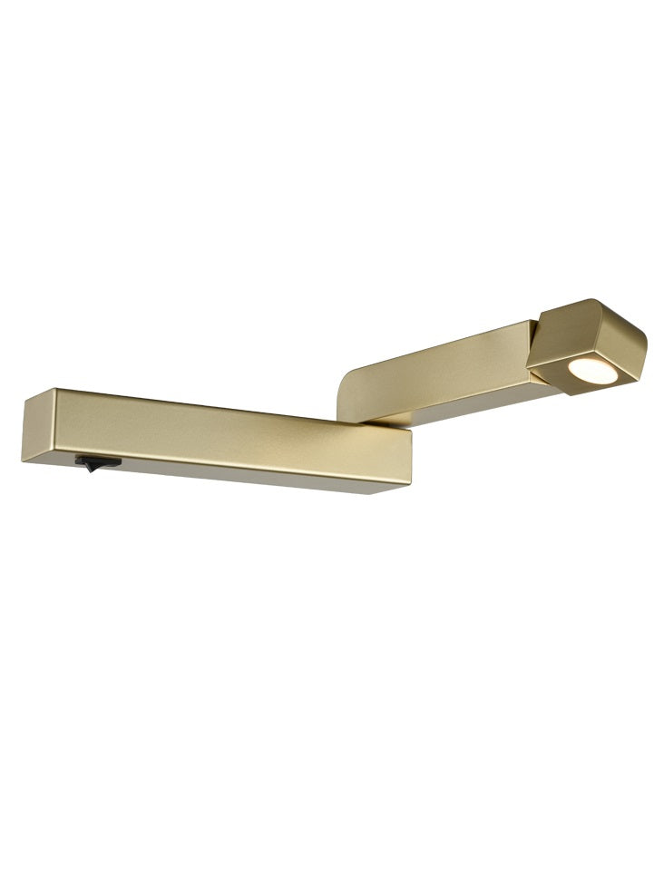 Madre Reading Light (Left/Right) LED 
Satin Nickel/Gold Colour