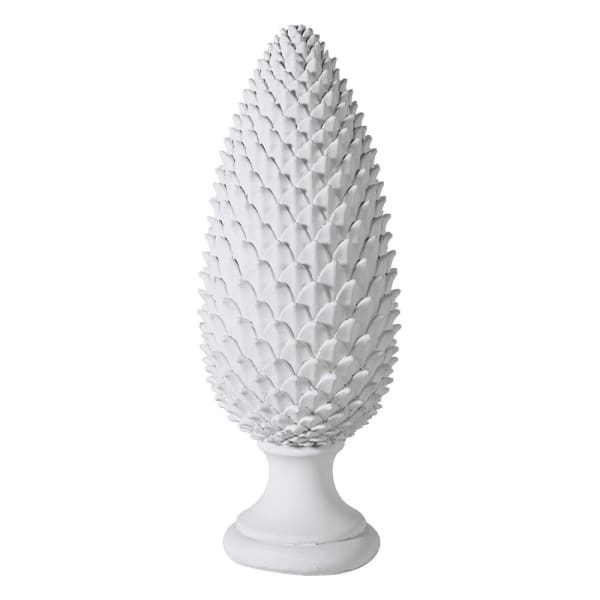 White Artichoke Ornament - Large/Small