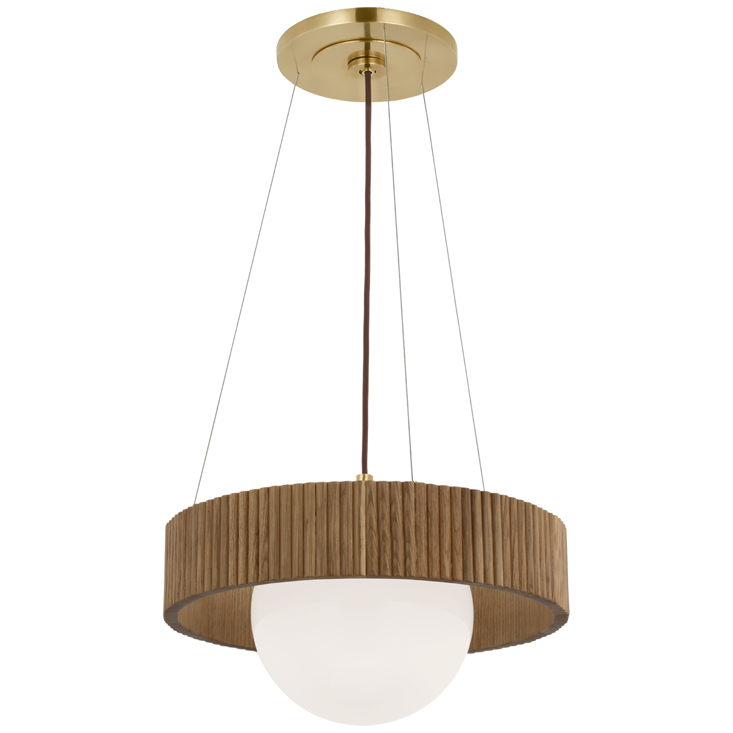 Arena 18"/42" Ring and Globe Chandelier