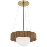 Arena 18"/42" Ring and Globe Chandelier