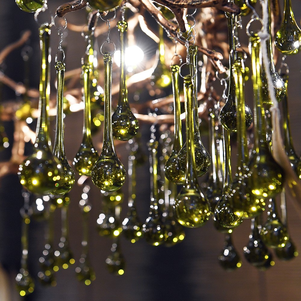 Orillia Olive Gold Chandelier
