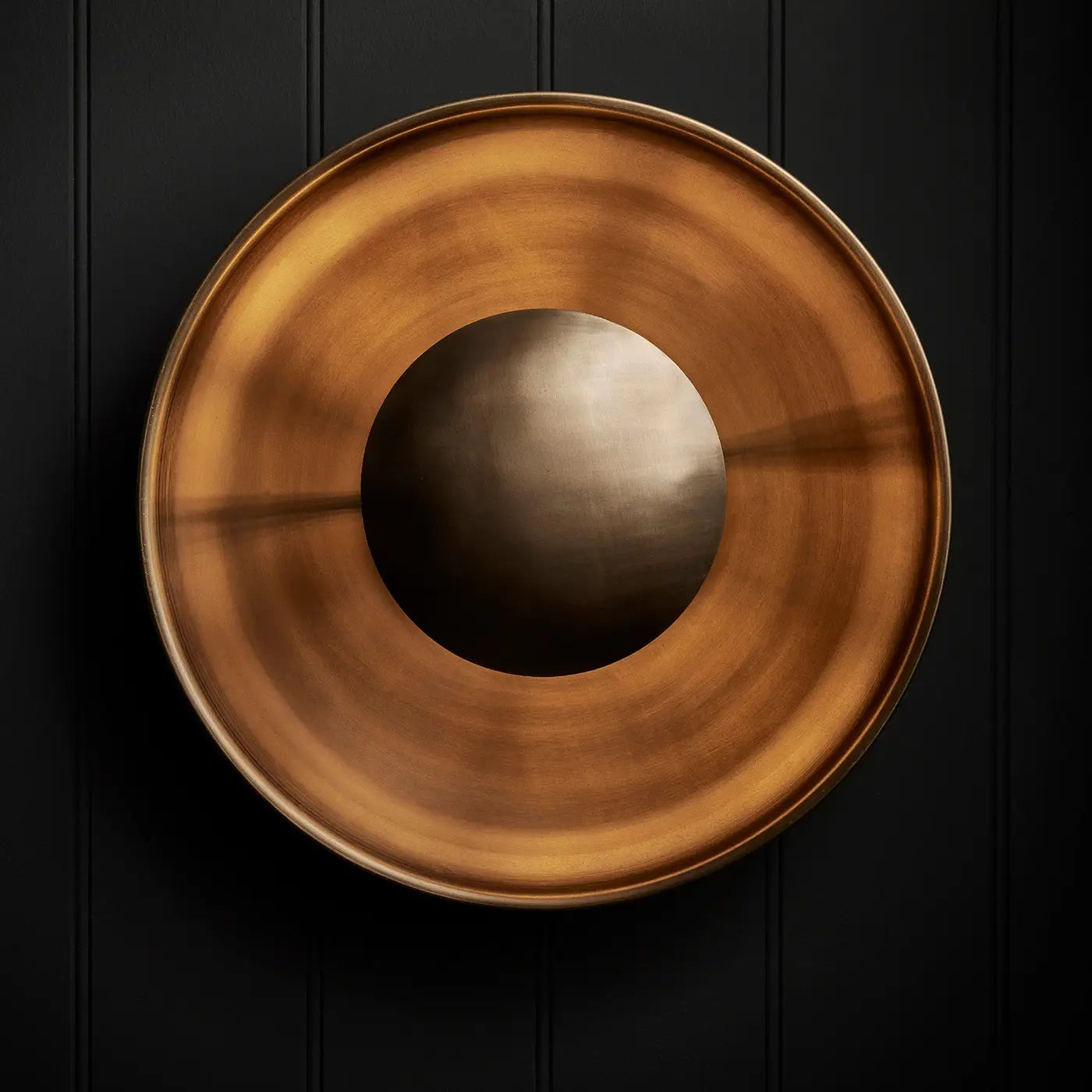 Boston Round Metal Diffuser Wall Light- Various Finishes