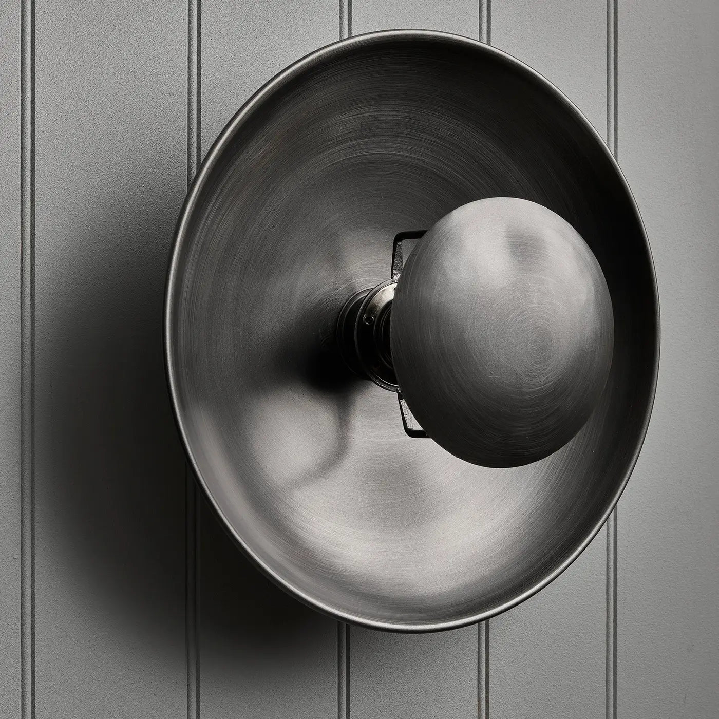 Boston Round Metal Diffuser Wall Light- Various Finishes