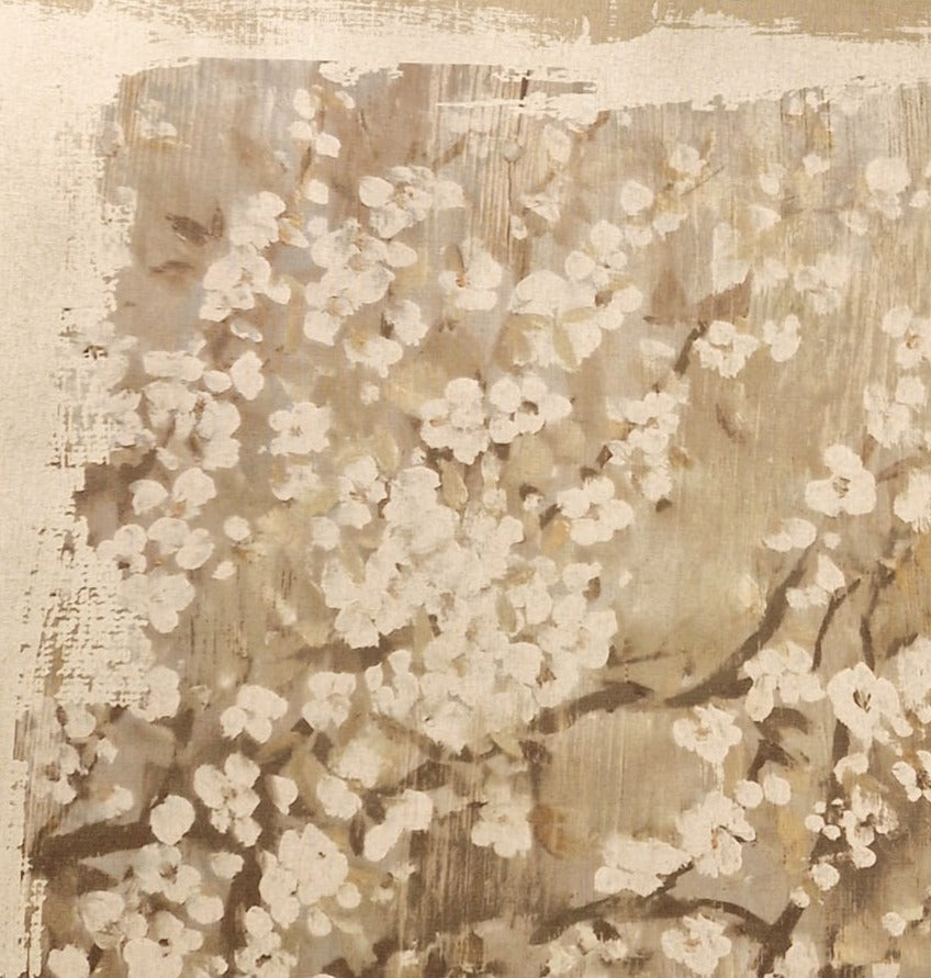Large White Blossom Wall Art