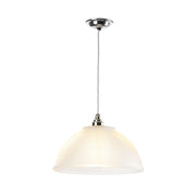 Yeats Small/Large Single Pendant Chrome