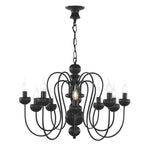 Zhivago 10 Light Armed Pendant  Fitting Only- Various Finishes