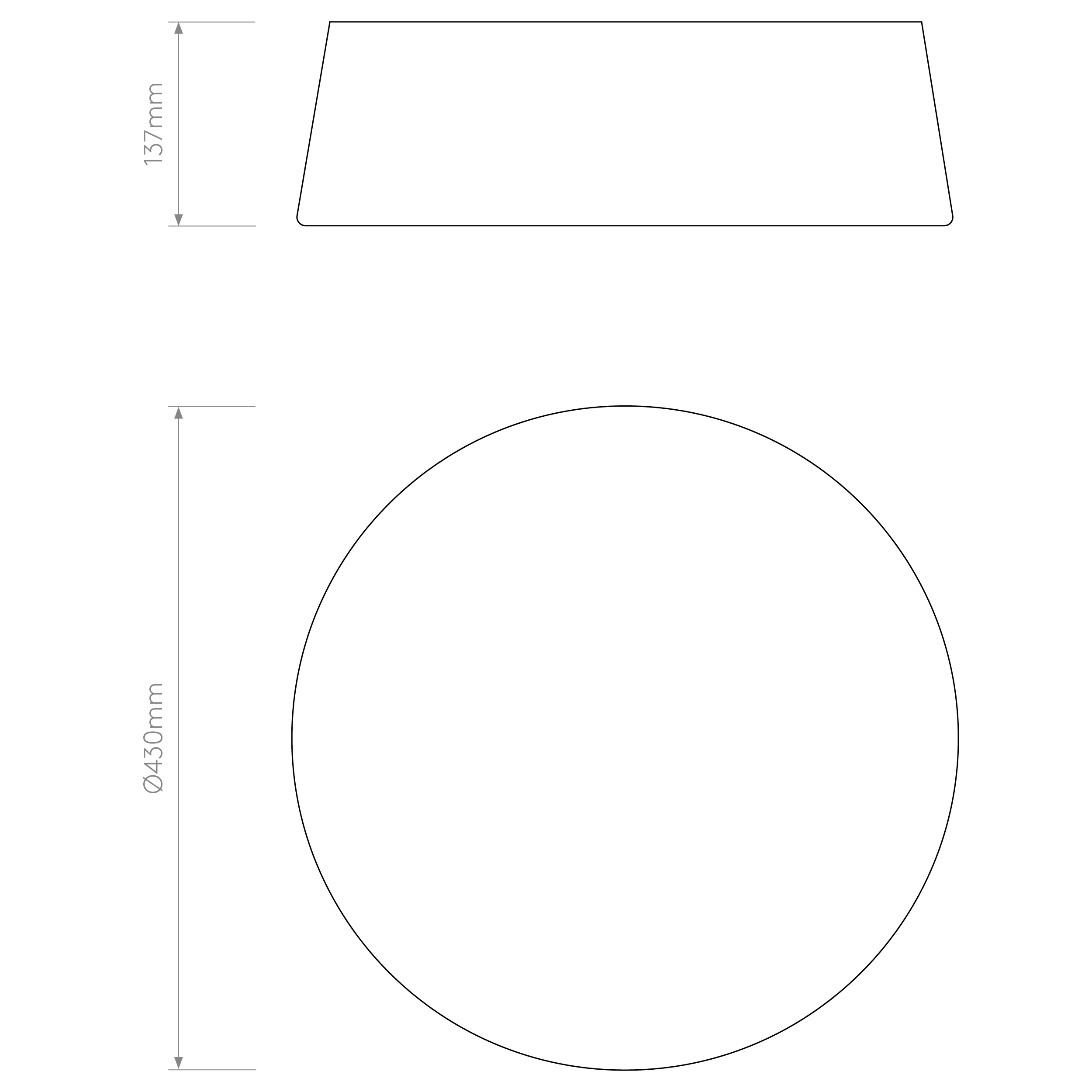 Fife 330/430/530 Ceiling Lights- White/ Putty Finishes