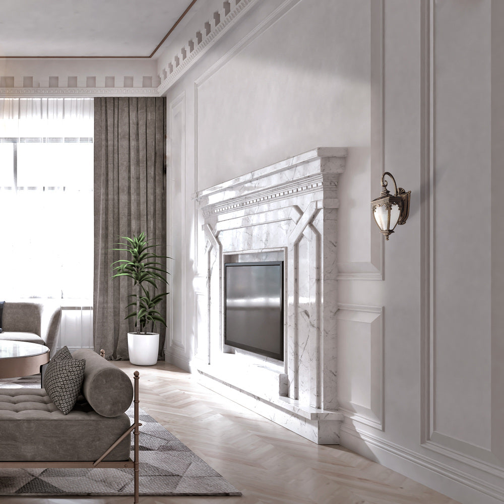 Fleur Wall Light - Black / Antique Bronze