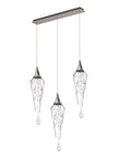 Accent Linear Pendant Bar, 3 x GU10, Polished Chrome