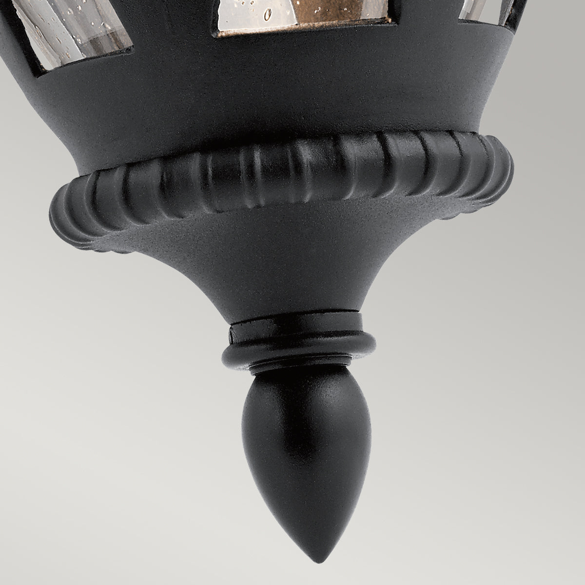 Admirals Large  Wall Lantern - Textured Black Finish