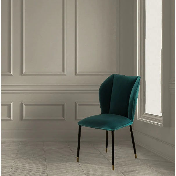 Alice Dining Chair - Jade Green Leatherette Finish