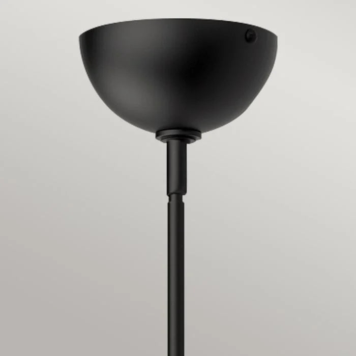 Alora Mood Jude 1 lt Pendant - Brushed Gold/ Matte Black